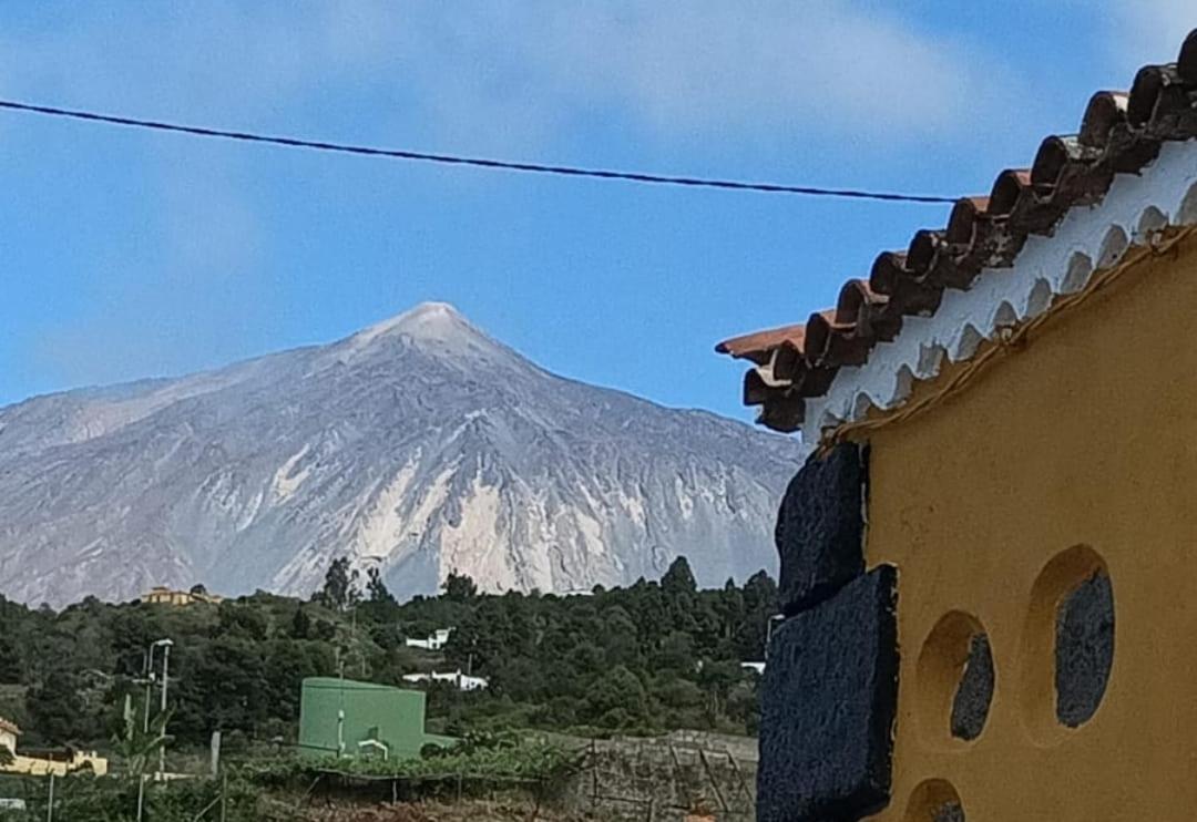 Tradicional Casa Canaria Con Piscina Y Vistas Al Teide Icod De Los Vinos Luaran gambar