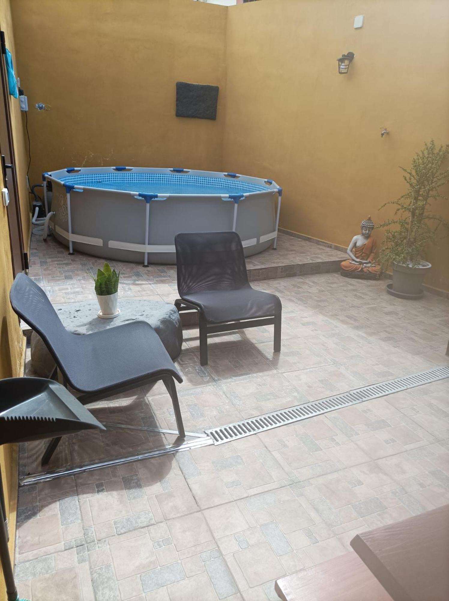 Tradicional Casa Canaria Con Piscina Y Vistas Al Teide Icod De Los Vinos Luaran gambar