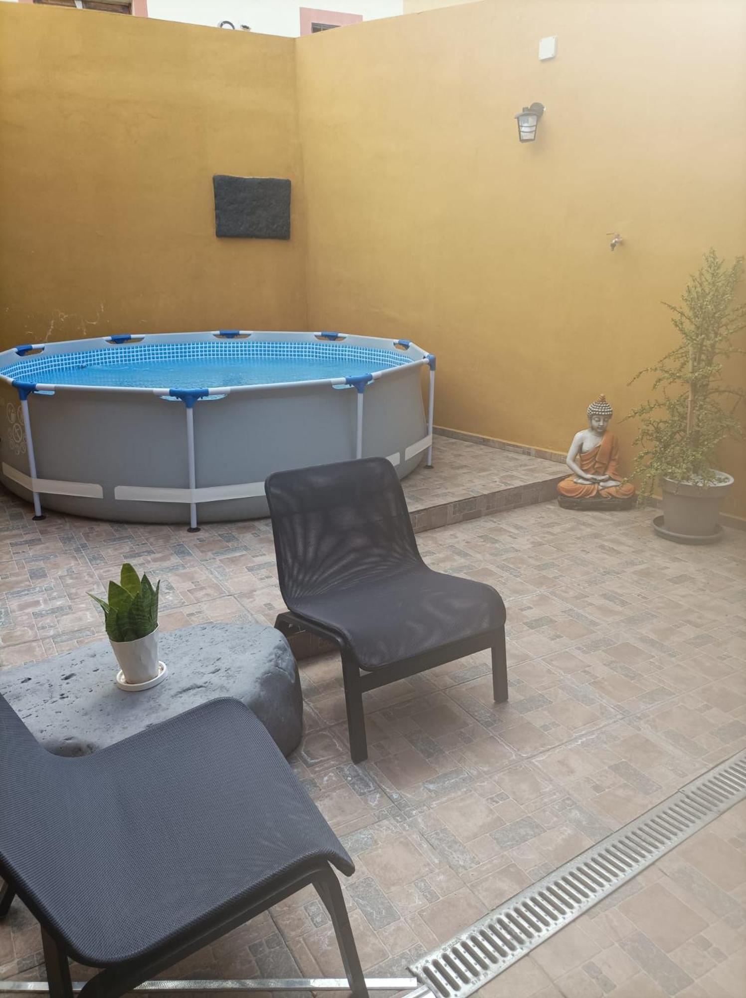 Tradicional Casa Canaria Con Piscina Y Vistas Al Teide Icod De Los Vinos Luaran gambar